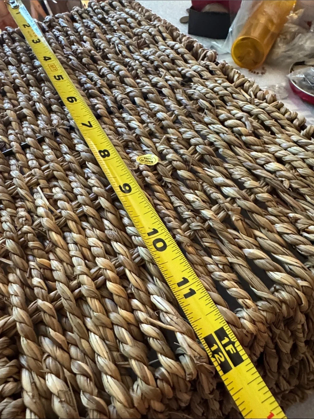 Natural Seagrass Woven Storage Basket - Neutral